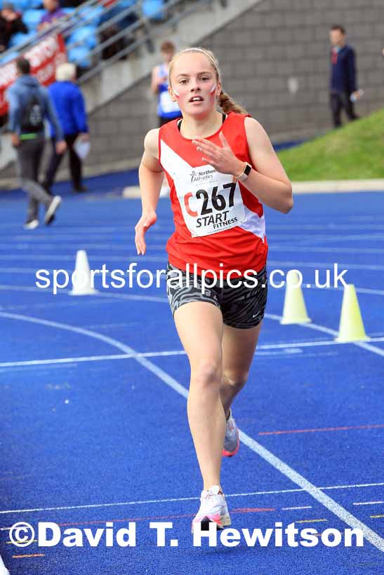 Womens under-17s 2022 Northern Road Relays, SportsCity, Manchester. Photo: David T. Hewitson/Sports for All Pics